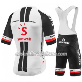 Tenue Maillot + Cuissard à Bretelles 2018 Team Sunweb N001